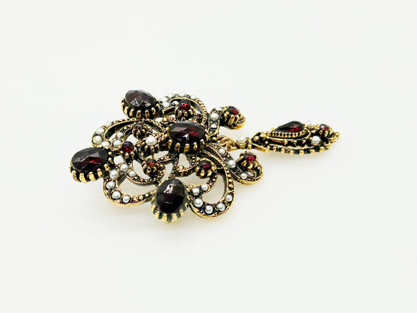 Vintage Victorian Revival ART Brooch