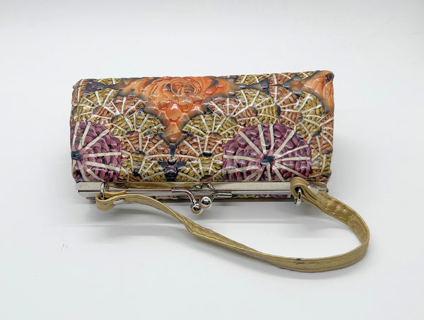 Mini Patterned Purse in Autumn Shades