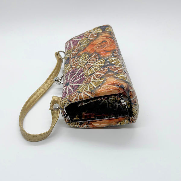 Mini Patterned Purse in Autumn Shades