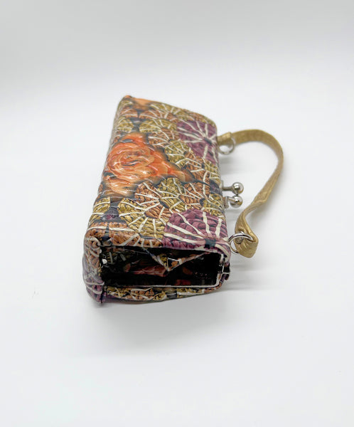 Mini Patterned Purse in Autumn Shades