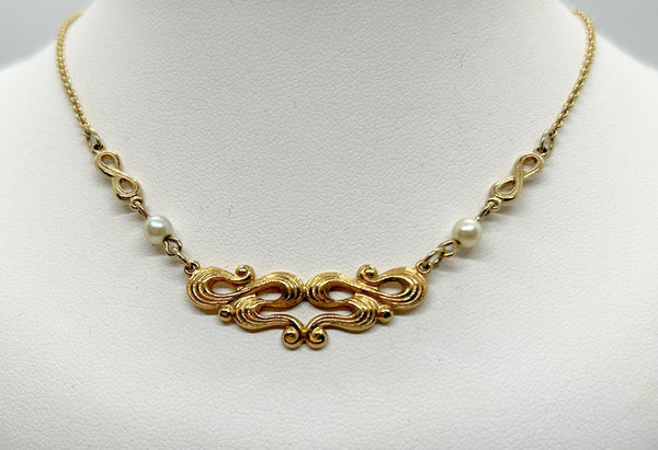 Vintage Avon Scroll Necklace