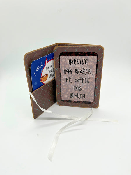 Coffee Doesn't Ask Silly Questions- Hand Made Mini Album