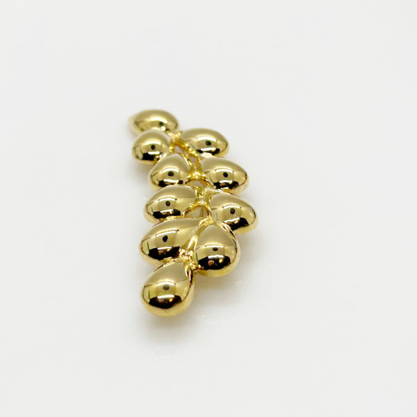 Gleaming Trifari Abstract Gold Brooch