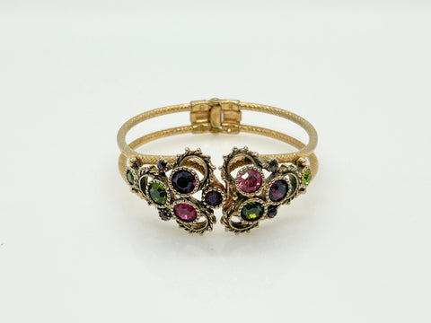 Vintage Sarah Coventry "Austrian Lites" Clamper Bracelet (1973)