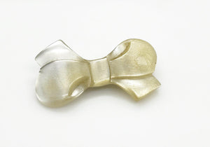 Vintage Mother of Pearl Bow Brooch