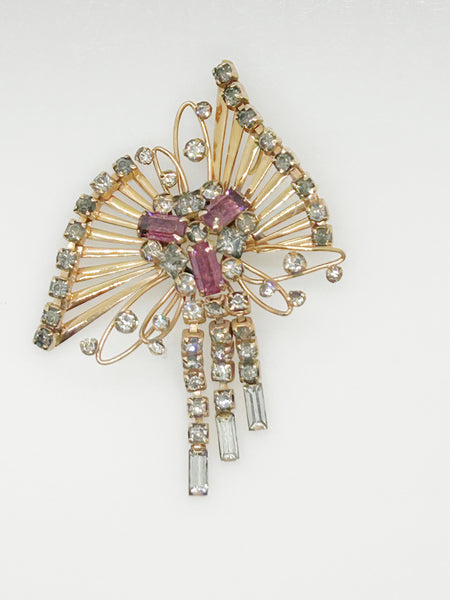 M&S 1/20 12kt G.F. Abstract Butterfly Brooch/Pendant