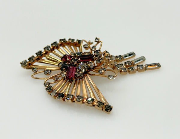 M&S 1/20 12kt G.F. Abstract Butterfly Brooch/Pendant