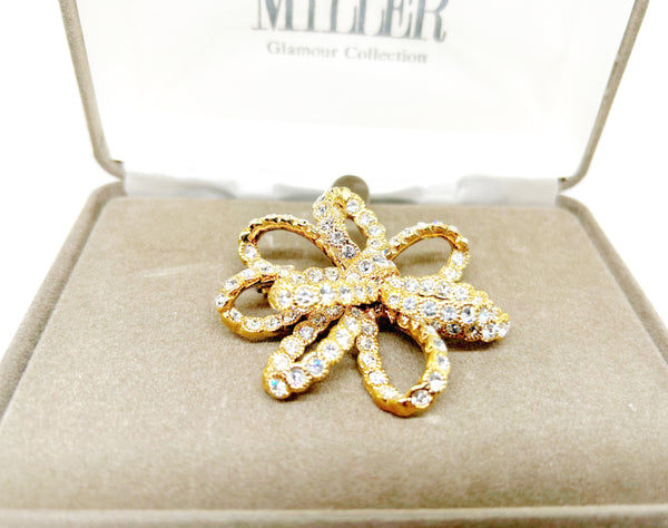 Nolan Miller Glamour Jewelry- Super Sparkly Brooch MIB