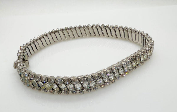 Vintage Parko Blazing Bright Rhinestone Expansion Choker - Lamoree’s Vintage