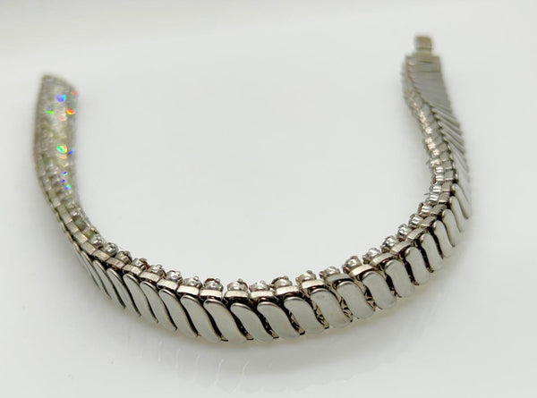 Vintage Parko Blazing Bright Rhinestone Expansion Choker - Lamoree’s Vintage