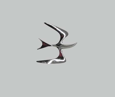 Vintage Sarah Coventry Mr. Seagull Flying Bird Brooch (1974)