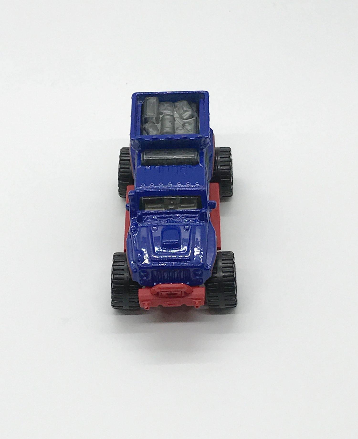 Matchbox Blue and Gray Jeep Wrangler Superlift (2011)